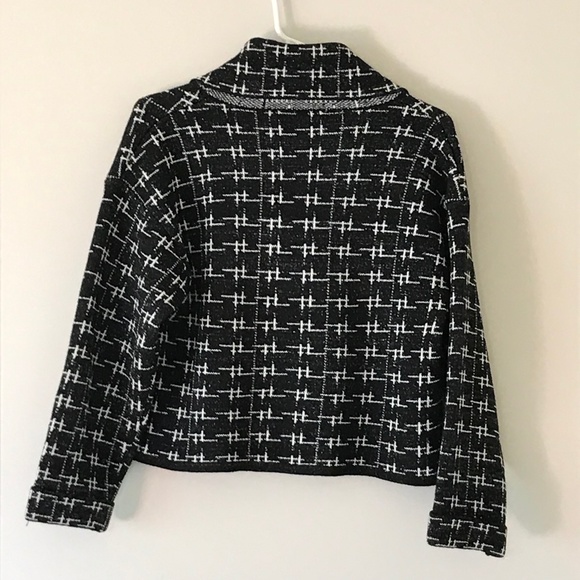 NWT Zara Metallic Sweater Jacket Cardigan with Jeweled Buttons - Picture 11 of 16